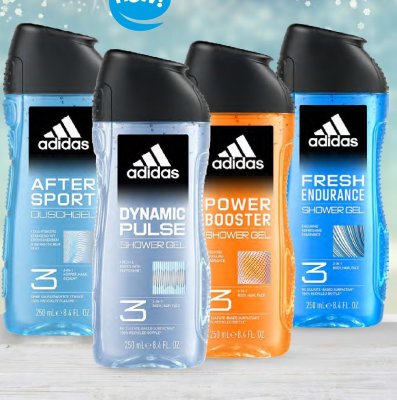 Żel pod prysznic Adidas Power Booster promocja w Dealz