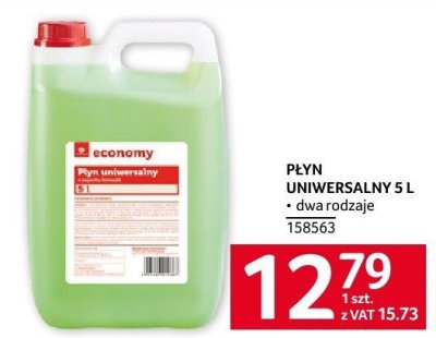 Płyn uniwersalny 5L + dwa rodzaje economy promocja w Selgros
