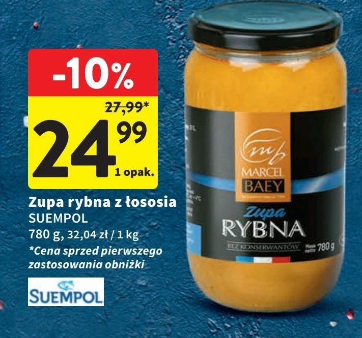 Zupa rybna Marcel baey promocja w Intermarche