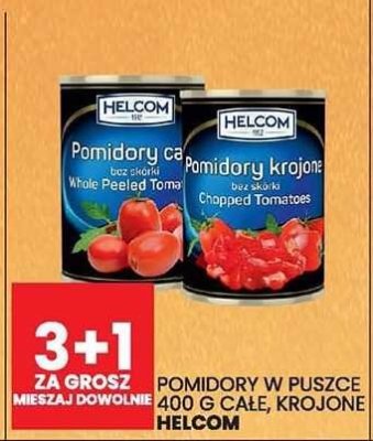 Pomidory w puszce całe Helcom promocja w Wafelek