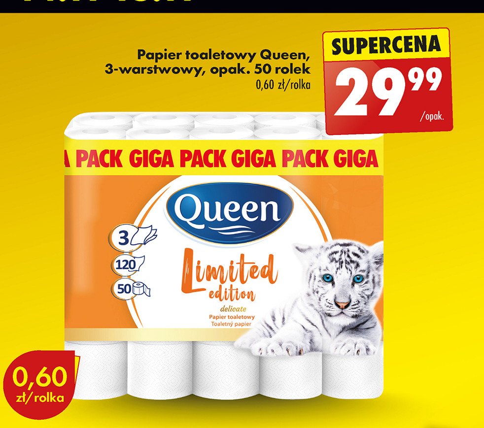 Papiero toaletowy Queen promocja