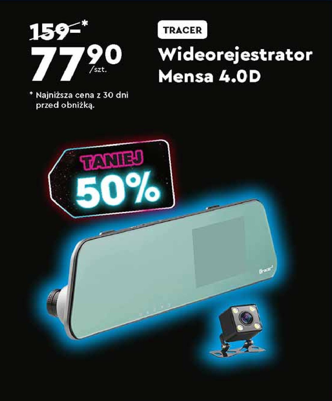 Wideorejestrator mensa Tracer promocja