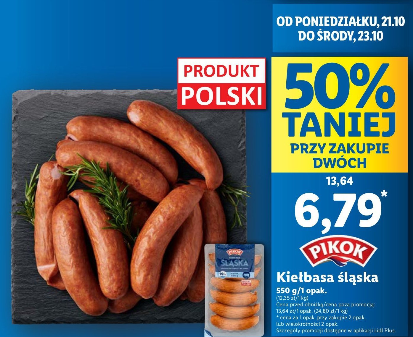 Kiełbasa śląska premium Pikok promocja