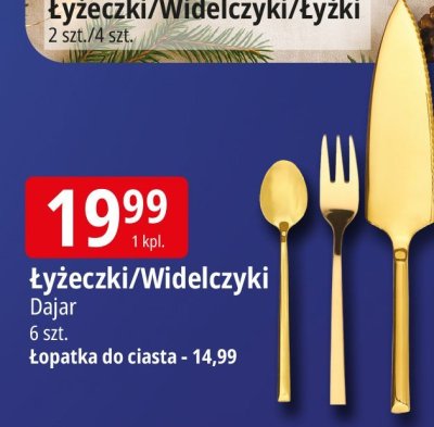Łopatka do ciasta/Szufka do sałatek/Łyżeczki/Widelczyki/Łyżki promocja w Leclerc