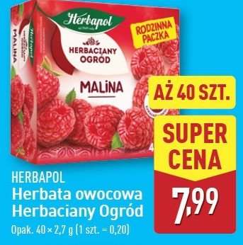 Herbata malina Herbapol promocja