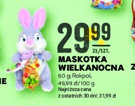 Maskotka z czekoladkami Rakpol promocja
