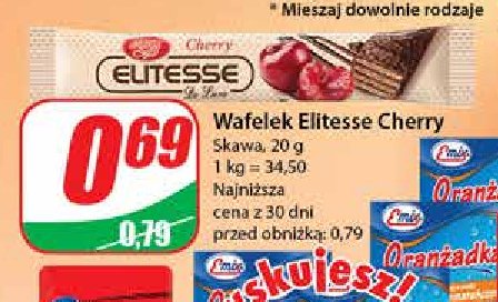 Wafel cherry ELITESSE DE LUXE promocja