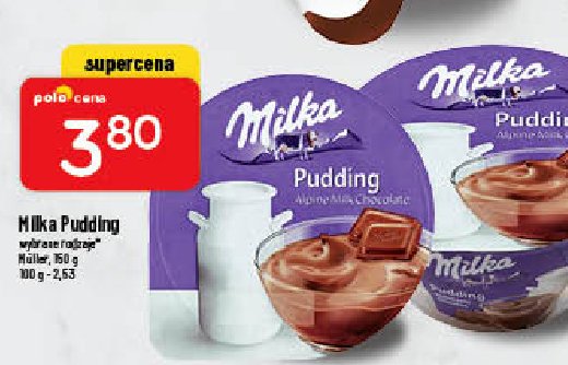 Pudding kremowy czekoladowy Milka pudding promocja