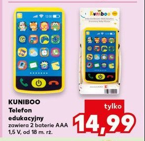 Telefon edukacyjny Kuniboo promocja w Kaufland