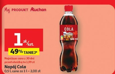 Napój promocja w Auchan