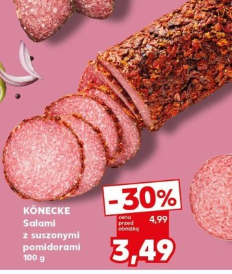 Salami z suszonymi pomidorami promocja w Kaufland