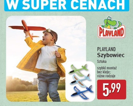 Szybowiec Playland promocja w Aldi