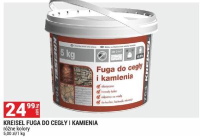 Fuga KREISEL FUGA DO CEGŁY I KAMIENIA różne kolory promocja w Merkury Market