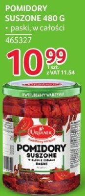 Pomidory suszone Urbanek 480g promocja w Selgros