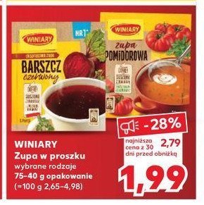 Barszcz czerwony Winiary ekspresowa kuchnia promocja