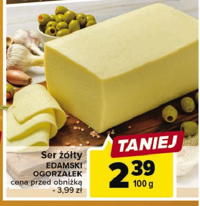 Ser żółty edamski Ogorzałek promocja