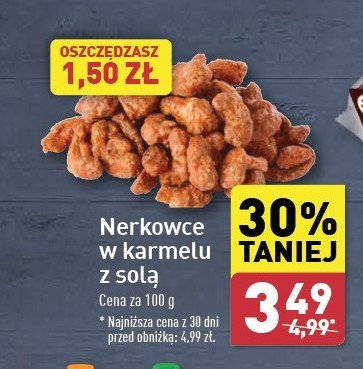 Nerkowce w karmelu promocja w Aldi