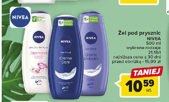 Żel pod prysznic diamond & argan oil Nivea promocja