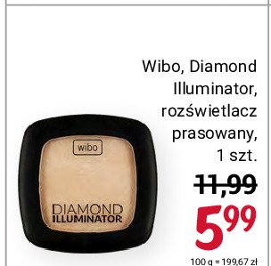 Rozświetlacz prasowany Wibo diamond illuminator promocja