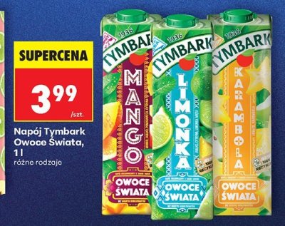 Napój Tymbark Owoce Świata Limonka promocja w Biedronka