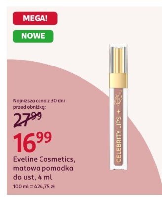 Pomadka matowa do ust, 4 ml promocja w Rossmann