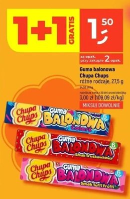 Guma balonowa Chupa Chups promocja w Dealz