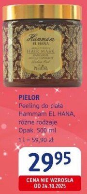 Peeling do ciała PIELOR Hammam EL HANA, różne rodzaje promocja w Drogerie DM