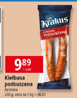 Kiełbasa podsuszana Krakus animex promocja