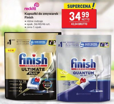 Kapsu艂ki do zmywarki Finish ultimate plus promocja w Makro