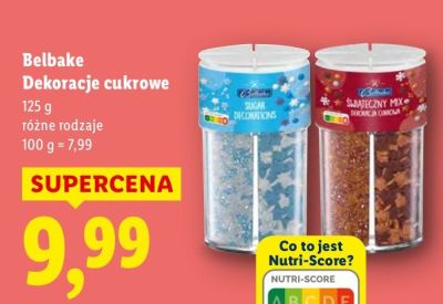 Dekoracje cukrowe Belbake promocja w Lidl