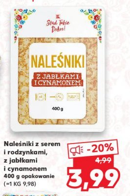 Naleśniki z jabłkami i cynamonem K-classic promocja