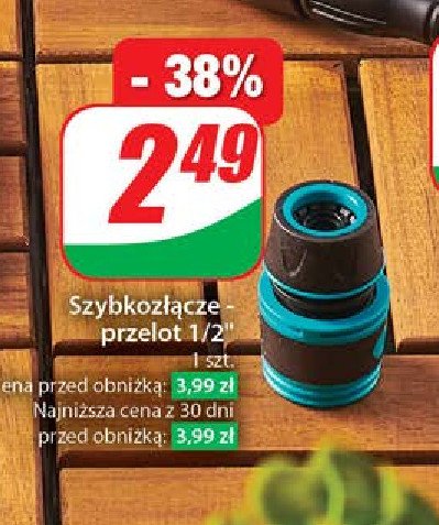 Szybkozłącze 1/2 promocja