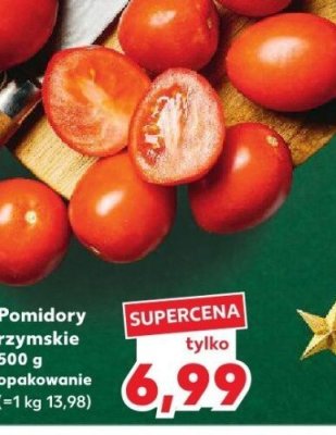Pomidory rzymskie 500 g  promocja w Kaufland