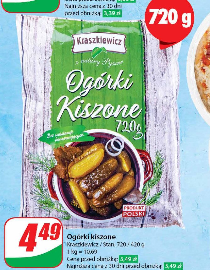 Ogorki kiszone Kraszkiewicz promocja