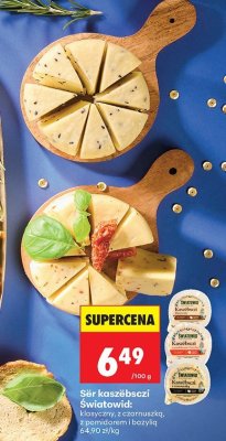 Ser kaszebsczi z pomidorem i bazylią promocja w Biedronka