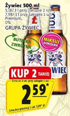 Piwo Żywiec 500 ml promocja w Prim Market