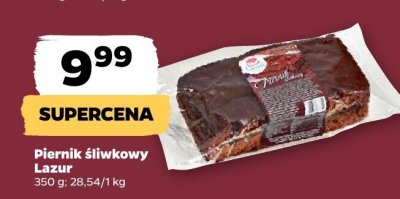 Piernik śliwkowy Lazur promocja w Netto