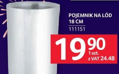 Pojemnik na lód 18 cm promocja w Selgros