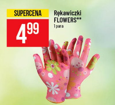 Rękawiczki flowers promocja