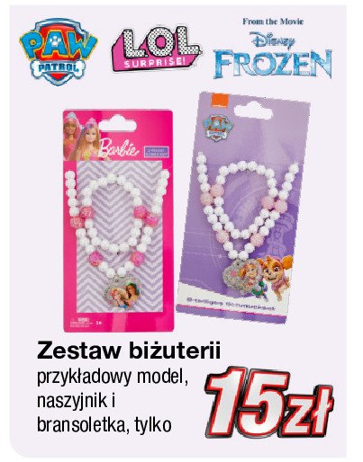 Zestaw biżuterii frozen 2 promocja