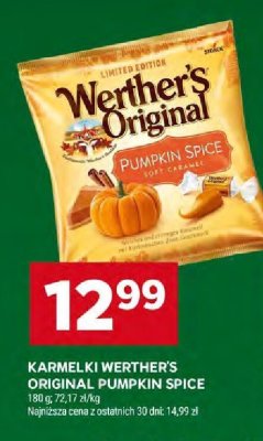 Karmelki Werther's Original Pumpkin Spice 180 g promocja w Stokrotka