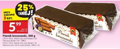 Piernik brzozowski, 300 g promocja w Twój Market