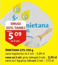 Śmietana 12 % Podniesiony kciuk promocja