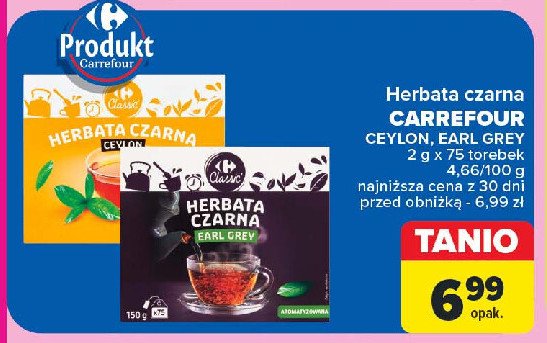 Herbata earl grey Carrefour promocja