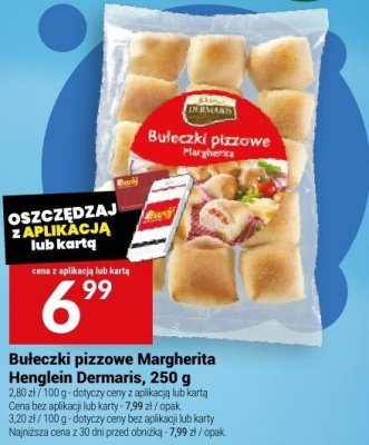 Bułeczki pizzowe Margherita Henglein Dermanis, 250 g promocja w Twój Market