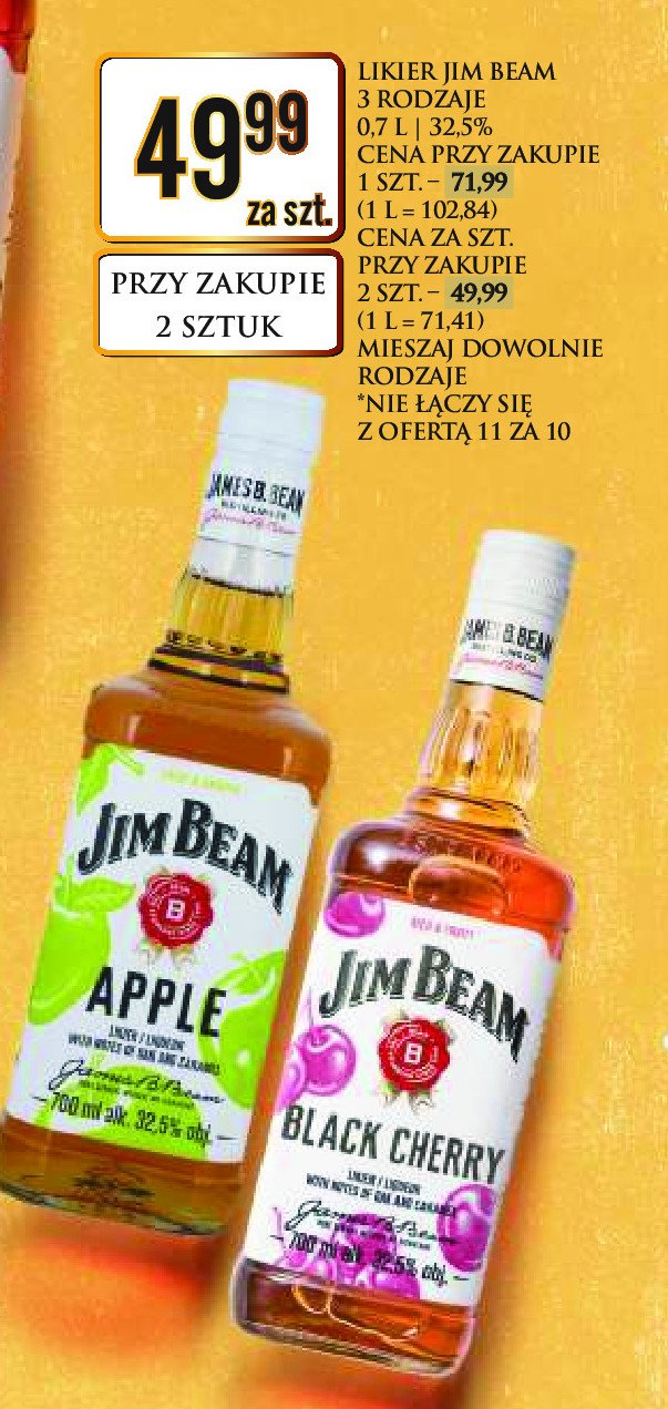 Bourbon Jim beam apple promocja