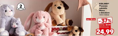 Pluszowa zabawka mama z dzieckiem 30 cm, różne rodzaje Kidland promocja w Kaufland