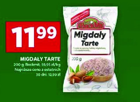 Migdały tarte Backmit promocja