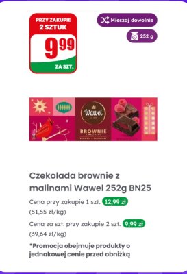 Czekolada promocja w Dino