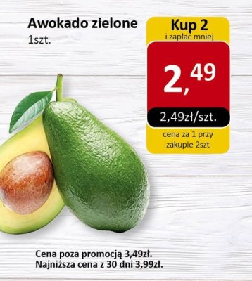 Awokado zielone promocja w Market Point